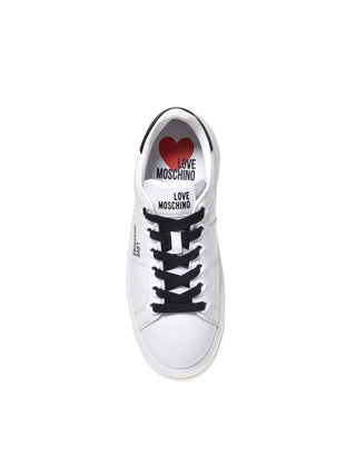 DAMEN-SNEAKER - LOVE MOSCHINO WEISS-SCHWARZ - JA15315G0NIA1 4