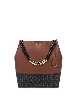 DAMEN-SCHULTERTASCHE - POLLINI BRAUN-SCHWARZ - SC4500PP1NSJ1