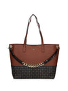 DAMEN-SCHULTERTASCHE - POLLINI BRAUN-SCHWARZ - SC4567PP1NSJ1 1