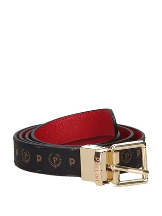 DAMENGÜRTEL - POLLINI SCHWARZ-ROT - TE6000PP05Q11 2