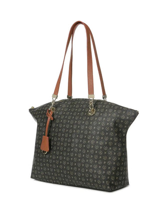 DAMEN-SCHULTERTASCHE - POLLINI SCHWARZ-BRAUN - TE8408PP02Q11 2