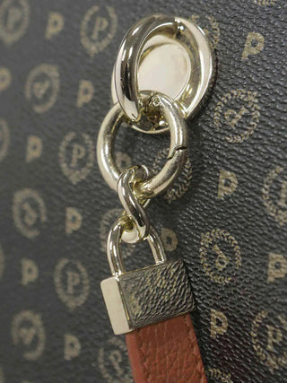 DAMEN-SCHULTERTASCHE - POLLINI SCHWARZ-BRAUN - TE8408PP02Q11 5