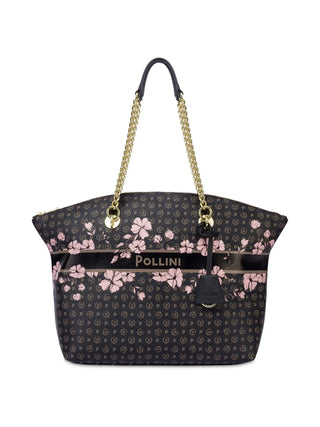 DAMEN-SCHULTERTASCHE - POLLINI SCHWARZ-SCHWARZ - TE8408PP02Q4B