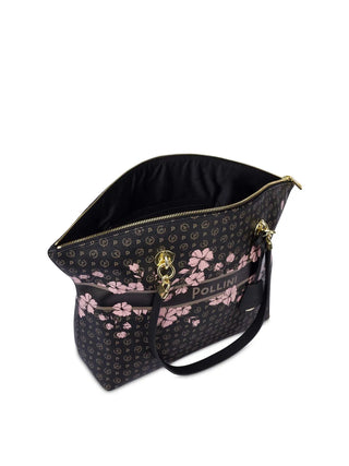 DAMEN-SCHULTERTASCHE - POLLINI SCHWARZ-SCHWARZ - TE8408PP02Q4B 3