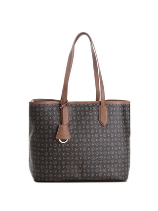 DAMEN-SCHULTERTASCHE - POLLINI SCHWARZ-BRAUN - TE8427PP06Q11