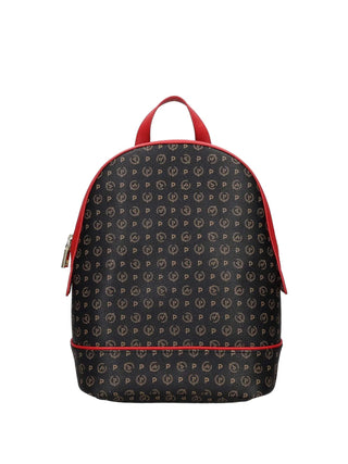 DAMEN-RUCKSACK - POLLINI SCHWARZ-ROT - TE8432PP07Q11