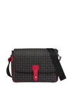 DAMEN-SCHULTERTASCHE - POLLINI SCHWARZ-ROT - TE8449PP0AQ11 1
