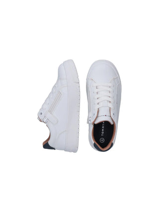 UNISEX-SNEAKER - TOMMY HILFIGER WEISS-BLAU - T3X9-34091-1355 4