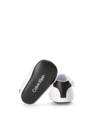 CALVIN KLEIN KINDER-SNEAKER - WEISS-SCHWARZ - V0B9-83145-1582 5