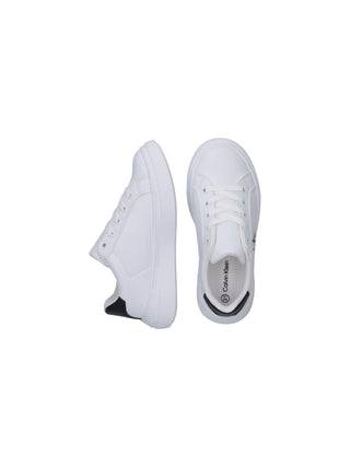 UNISEX-SNEAKER - CALVIN KLEIN WEISS-SCHWARZ - V3X9-83165-1355 4