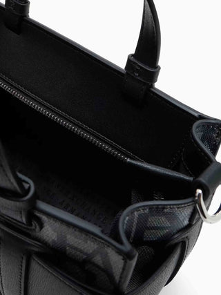 DAMEN-SCHULTERTASCHE - ARMANI EXCHANGE BEIGE-SCHWARZ - 942690 3F742 3