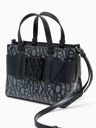 DAMEN-SCHULTERTASCHE - ARMANI EXCHANGE BEIGE-SCHWARZ - 942690 3F742 4