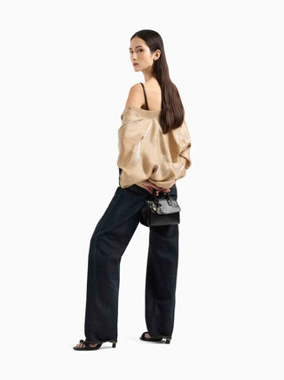 DAMEN-SCHULTERTASCHE - ARMANI EXCHANGE SCHWARZ - XW000395 AF12040 6