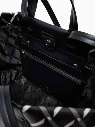 DAMEN-SCHULTERTASCHE - ARMANI EXCHANGE SCHWARZ-SCHWARZ - XW001548 AF17255 4