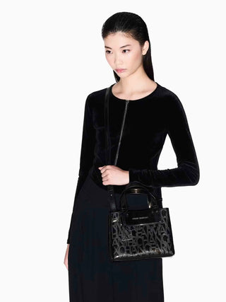 DAMEN-SCHULTERTASCHE - ARMANI EXCHANGE SCHWARZ - XW001576 AF17290 6