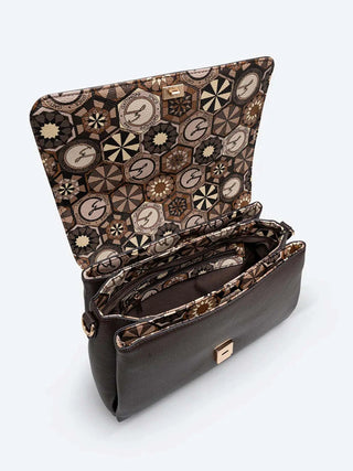 DAMEN-SCHULTERTASCHE - GATTINONI ROMA BRAUN - BENDN8610WVW 5