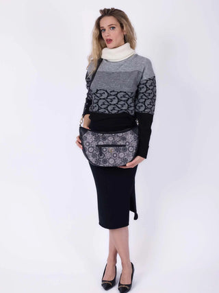 HOBO FÜR DAMEN – GATTINONI ROMA SCHWARZ – BENTD8618WZT 4