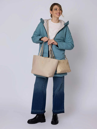 Damen-Schultertasche – US Polo Assn. Creme – BEUM08707WVP 5