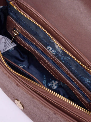 DAMEN-SCHULTERTASCHE - US POLO ASSN. BRAUN - BEUN28671WVP 3