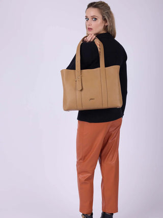 DAMEN-SCHULTERTASCHE - GATTINONI BEIGE - BIGH48271WHN 4