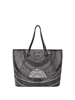 DAMEN-SCHULTERTASCHE - GATTINONI GRAU-SCHWARZ - BIGPL6427WPQ