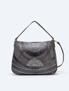 Damen-Hobo-Bag - GATTINONI Grau-Schwarz - BIGPL6431WPQ 3