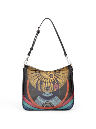 Damen-Hobo-Bag - GATTINONI Schwarz - BIGPL8231WPQ