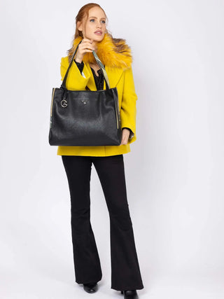 DAMEN-SCHULTERTASCHE - GATTINONI SCHWARZ-KLASSISCH - BIGTI8217WVP 4