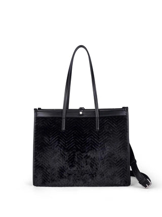 BORSA A SPALLA DONNA - GATTINONI ROMA NERO - BINF08688WZC