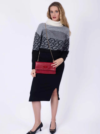 DAMEN-CLUTCH-TASCHE – GATTINONI ROMA ROT – BINFP8711WVP 4