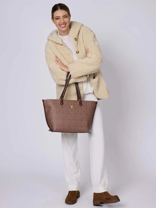 Damen-Schultertasche - US Polo Assn. Braun - BIUN28890WVP 4