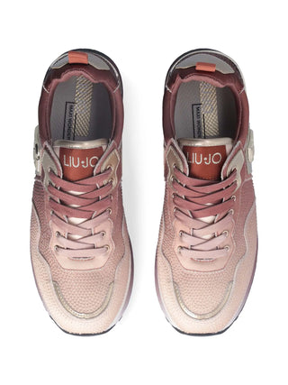 DAMEN-SNEAKER - LIU-JO PINK-WEISS - BF5009TX001 4