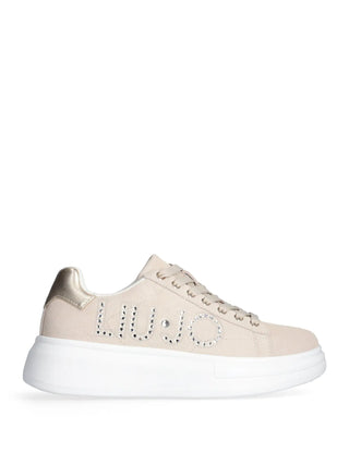 DAMEN-SNEAKER - LIU-JO BEIGE-GOLD - BF5059PX002