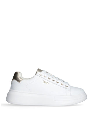 DAMEN-SNEAKER - LIU-JO WEISS-GOLD - BF5059PX748
