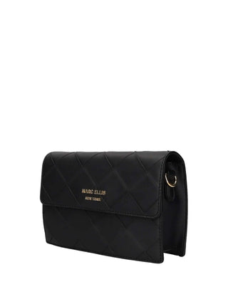 DAMEN-SCHULTERTASCHE - MARC ELLIS SCHWARZ-GOLD - BLOOM BAG 2