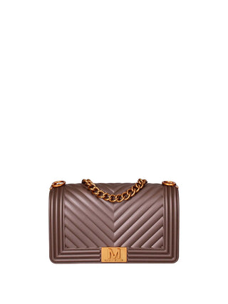 DAMEN-SCHULTERTASCHE - MARC ELLIS BRAUN - FLACH M _25 1