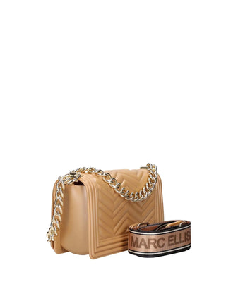 DAMEN-SCHULTERTASCHE - MARC ELLIS HELLBRAUN - FLAT WAVE S_25 3