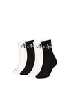 DAMENSOCKEN - CALVIN KLEIN SCHWARZ-WEISS - 701235384 1