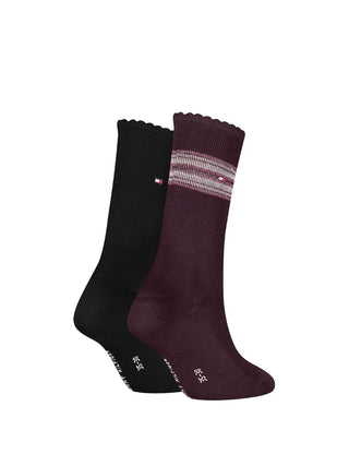 DAMENSOCKEN - TOMMY HILFIGER BORDEAUX - 701236458 2