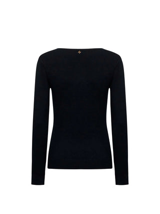 DAMEN-T-SHIRT - SILVIAN HEACH SCHWARZ - GPA25557TS 2