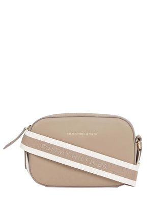 DAMEN-SCHULTERTASCHE - TOMMY HILFIGER TAUPE - AW0AW17450