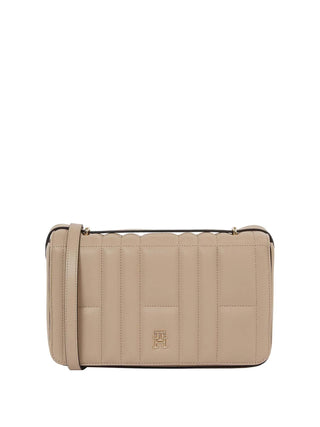 DAMEN-SCHULTERTASCHE - TOMMY HILFIGER TAUPE - AW0AW17454