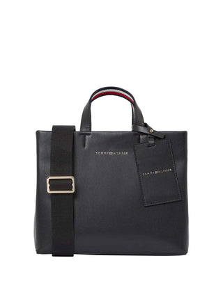 DAMEN-SCHULTERTASCHE - TOMMY HILFIGER SCHWARZ - AW0AW17508