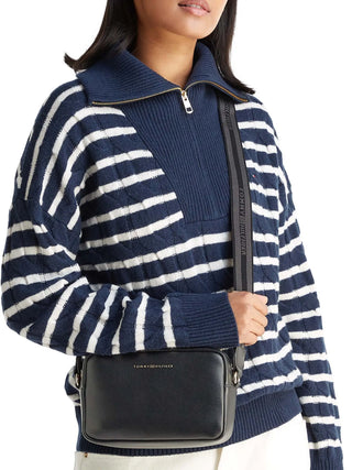 DAMEN-SCHULTERTASCHE - TOMMY HILFIGER SCHWARZ - AW0AW17689 4