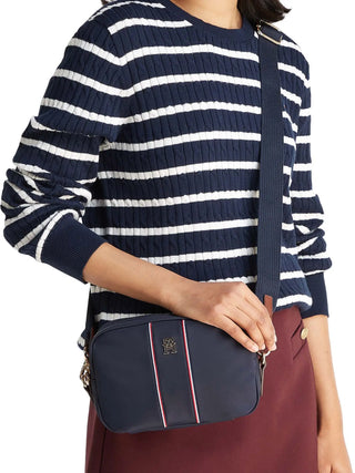 DAMEN-SCHULTERTASCHE - TOMMY HILFIGER BLAU - AW0AW17710 5