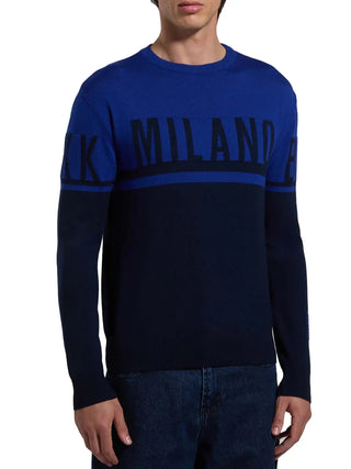 HERRENPULLOVER - BIKKEMBERGS NAVY - BMM1372 1