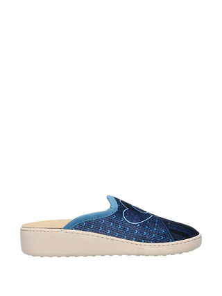 DAMEN-PANTOFFEL – RIPOSELLA BLAU – GIULIA I WB02BX