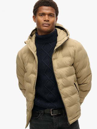 Daunenjacke für Herren – SuperDry Sand – M5012045A 2