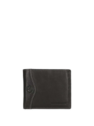 Herren-Geldbörse - Schwarzes Holzfäller-Design - LKP04MWA1307