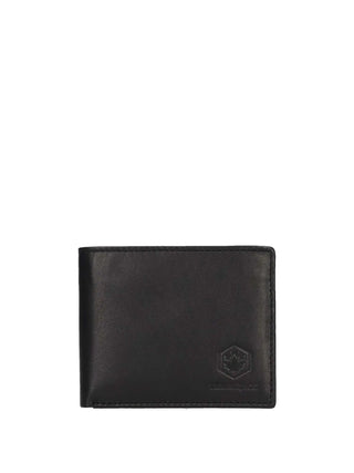 Herren-Geldbörse - Schwarze Holzfäller-Geldbörse - LKP04MWA3007